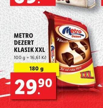 Lidl Metro dezert nabídka