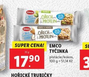 Lidl Emco tyčinka nabídka