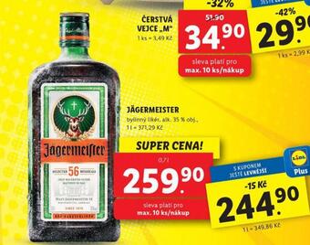 Lidl Jagermeister nabídka