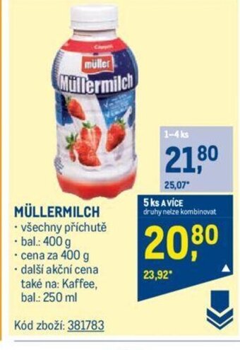Makro MÜLLERMILCH nabídka