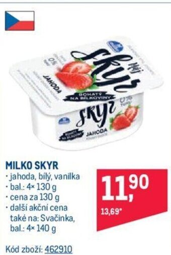 Makro MILKO SKYR nabídka