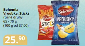 Potraviny CZ Bohemia Vroubky, Sticks nabídka