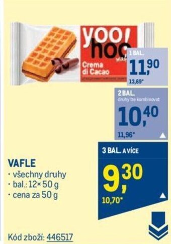 Makro VAFLE • všechny druhy nabídka