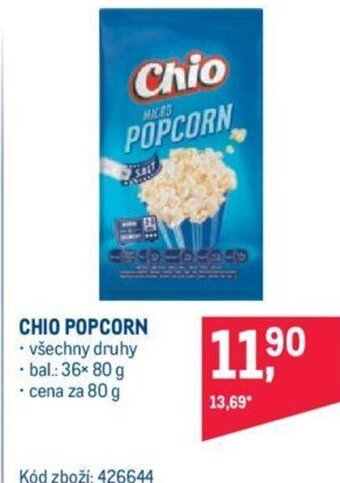 Makro CHIO POPCORN nabídka