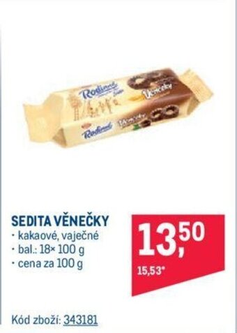 Makro SEDITA VĚNEČKY nabídka