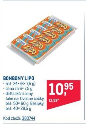 Makro BONBONY LIPO nabídka