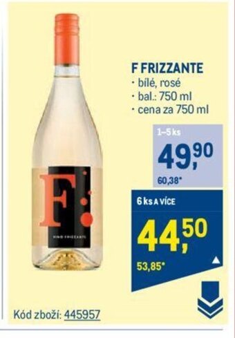 Makro F FRIZZANTE nabídka