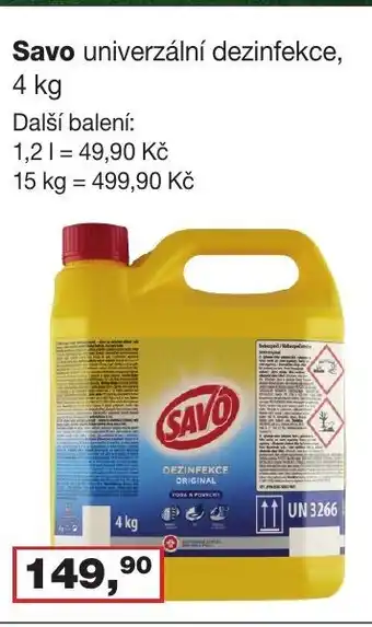 Savo univerzální dezinfekce