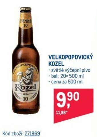 Makro VELKOPOPOVICKÝ KOZEL nabídka