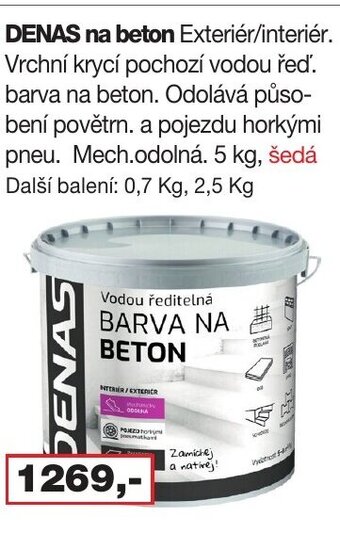 DENAS na beton