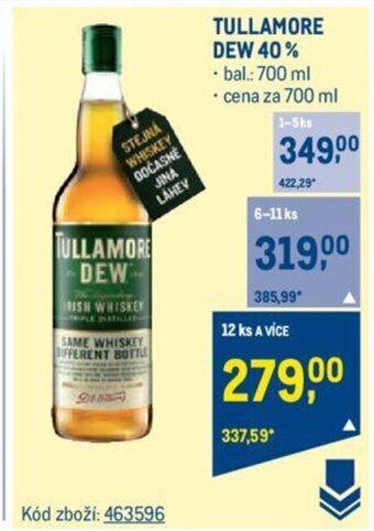 Makro TULLAMORE DEW 40% nabídka