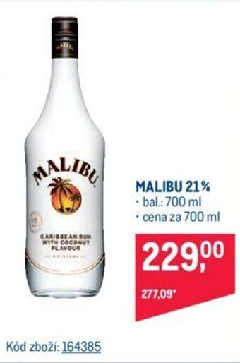 Makro MALIBU 21% nabídka