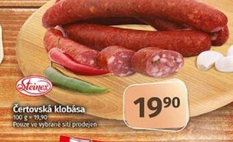 COOP TIP Čertovská klobása nabídka