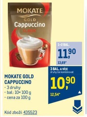 Makro MOKATE GOLD CAPPUCCINO nabídka