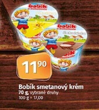 COOP TIP Bobík smetanový krém 70 g nabídka