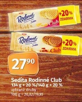 COOP TIP Sedita Rodinné Club nabídka