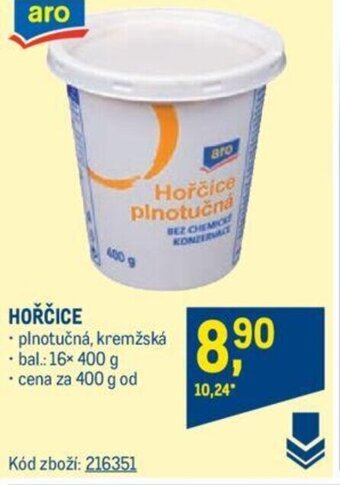 Makro HOŘČICE nabídka