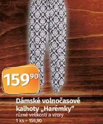 COOP TIP Dámské volnočasové kalhoty ,,Harémky" nabídka