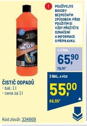 Makro ČISTIČ ODPADŮ nabídka