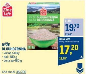 Makro RÝŽE DLOUHOZRNNÁ nabídka