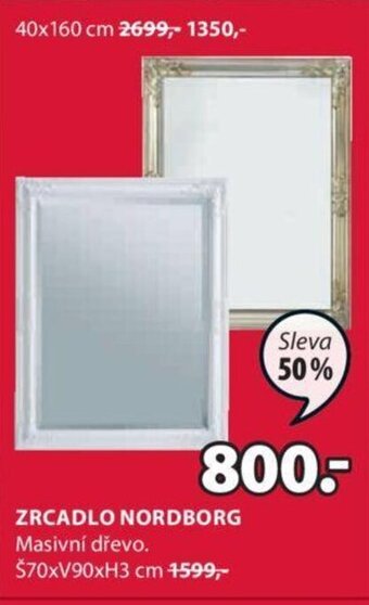 JYSK ZRCADLO NORDBORG nabídka