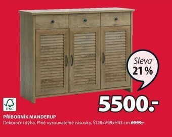 JYSK PŘÍBORNÍK MANDERUP nabídka
