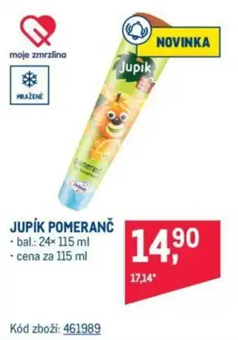 Makro JUPÍK POMERANČ nabídka