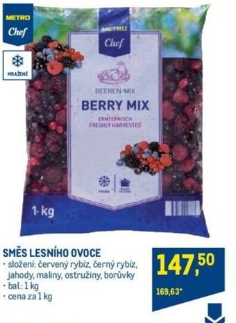 Makro SMĚS LESNÍHO OVOCE nabídka