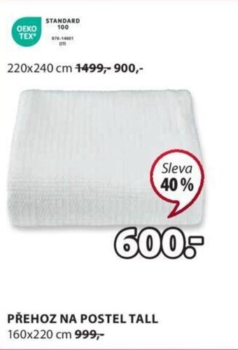 JYSK PŘEHOZ NA POSTEL TALL nabídka