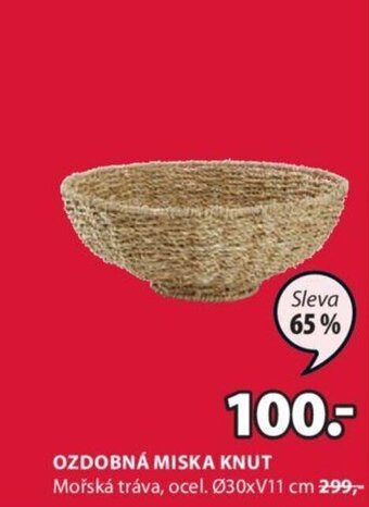 JYSK OZDOBNÁ MISKA KNUT nabídka