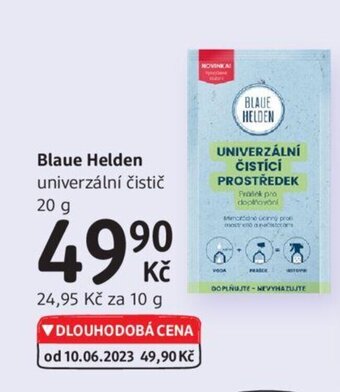 dm drogerie Blaue Helden univerzální čistič nabídka