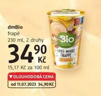 dm drogerie dmBio frapé 230 ml, 2 druhy Bio nabídka