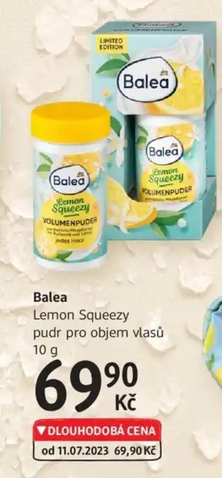 dm drogerie Balea Lemon Squeezy pudr pro objem vlasů 10 g nabídka