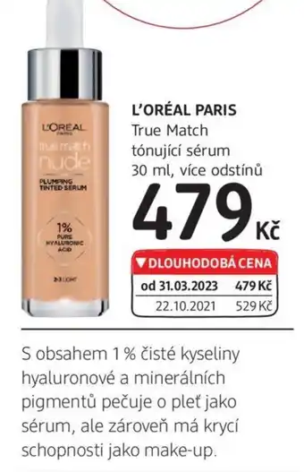L'ORÉAL PARIS True Match tónující sérum 30 ml, více odstínů