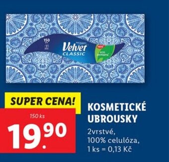 Lidl KOSMETICKÉ UBROUSKY nabídka
