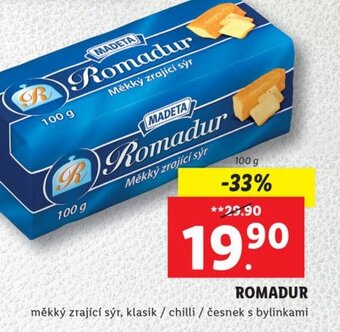 Lidl ROMADUR nabídka