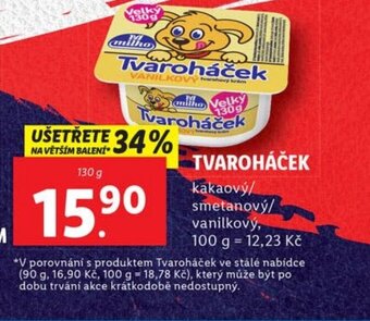 Lidl TVAROHÁČEK nabídka