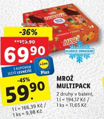 Lidl MROŽ MULTIPACK nabídka