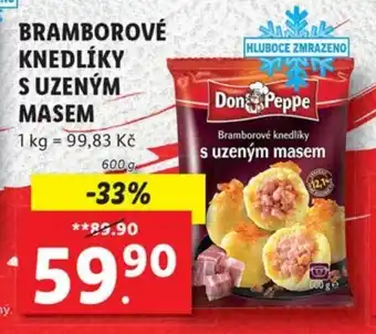 Lidl BRAMBOROVÉ KNEDLÍKY SUZENÝM MASEM nabídka