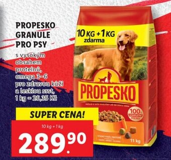 Lidl PROPESKO GRANULE PRO PSY nabídka
