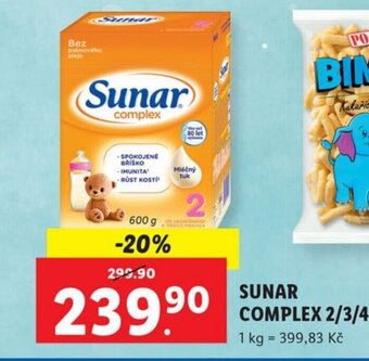 Lidl SUNAR COMPLEX 2/3/4 nabídka