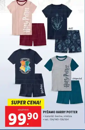 Lidl PYŽAMO HARRY POTTER nabídka