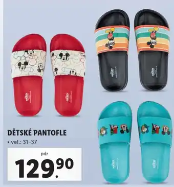 Lidl DĚTSKÉ PANTOFLE nabídka