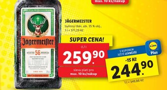 Lidl JÄGERMEISTER nabídka