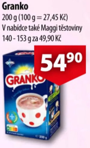 CBA GRANKO nabídka