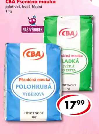 (CBA) Pšeničná mouka POLOHRUBÁ VÝBĚROVÁ