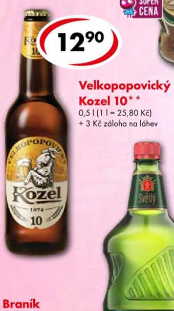 CBA Velkopopovický Kozel 10** nabídka