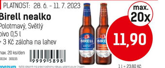 Konzum Birell nealko nabídka