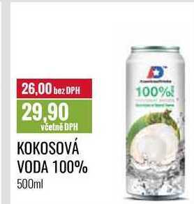 Ratio Kokosová voda 100% 500ml nabídka