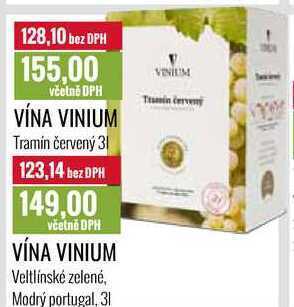 Ratio Vína vinium 3l nabídka